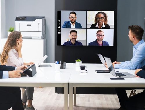 Imprimante Xerox® B410 en situation au travail