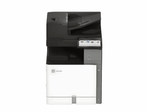 Imprimante multifonction Lexmark CX833 vue de face